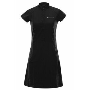 Šaty Alpine Pro Vakia 4 Velikost: L / Barva: černá