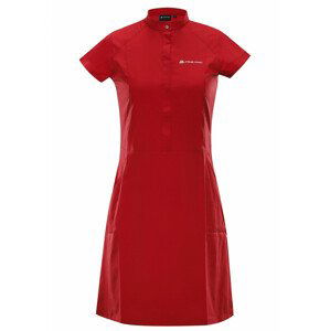 Šaty Alpine Pro Vakia 4 Velikost: M / Barva: červená