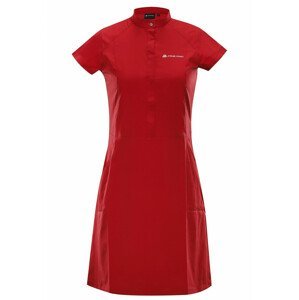 Šaty Alpine Pro Vakia 4 Velikost: XL / Barva: červená