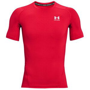 Pánské funkční triko Under Armour HG Armour Comp SS Velikost: L / Barva: červená