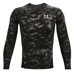 Pánské triko Under Armour HG Armour Camo Comp LS Velikost: XL / Barva: černá