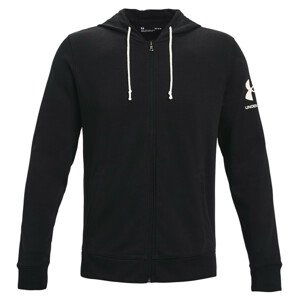 Pánská mikina Under Armour Rival Terry FZ HD Velikost: XXL / Barva: černá