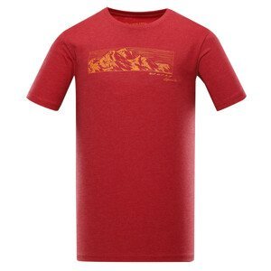 Pánské triko Alpine Pro Abic 9 Velikost: M / Barva: červená