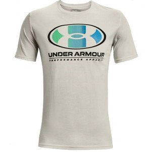 Pánské triko Under Armour Multi Color Lockertag SS Velikost: XL / Barva: bílá