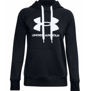 Dámská mikina Under Armour Rival Fleece Logo Hoodie-BLK Velikost: XL / Barva: černá