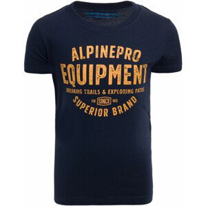 Dětské triko Alpine Pro Denno Dětská velikost: 104-110 / Barva: modrá