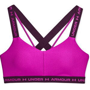 Podprsenka Under Armour Crossback Low Velikost: L / Barva: růžová