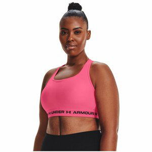 Podprsenka Under Armour Crossback Mid Bra Velikost: S / Barva: růžová/černá