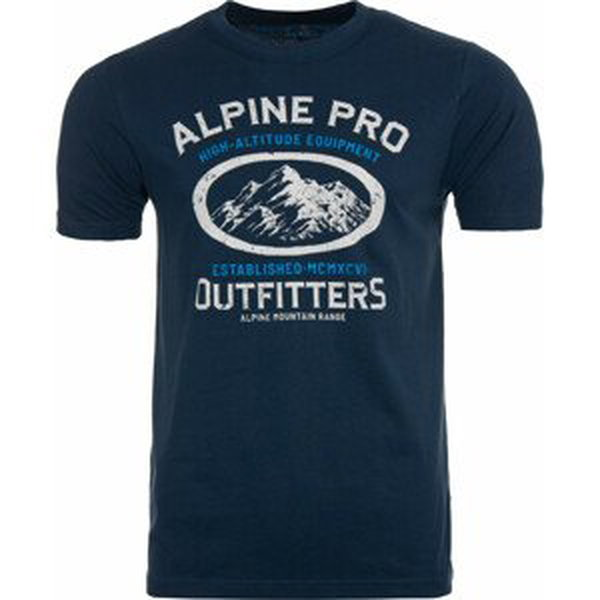 Pánské triko Alpine Pro Wennor Velikost: L / Barva: modrá