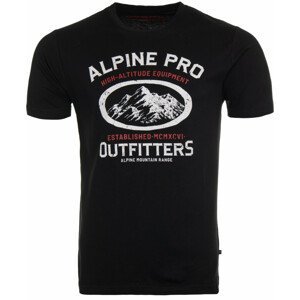Pánské triko Alpine Pro Wennor Velikost: M / Barva: černá