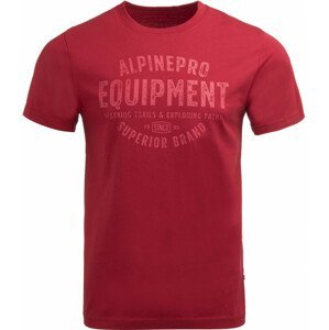 Pánské triko Alpine Pro Cauder Velikost: M / Barva: červená