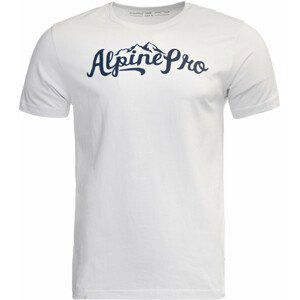 Pánské triko Alpine Pro Juhes Velikost: S / Barva: bílá