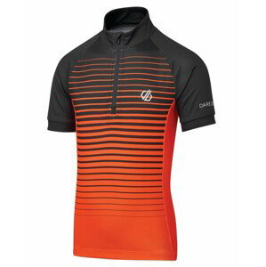 Dětský cyklistický dres Dare 2b Go Faster Jersey Dětská velikost: 140 / Barva: černá/oranžová