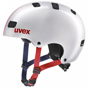 Dětská cyklistická helma Uvex Kid 3 Velikost helmy: 51-55 cm / Barva: stříbrná