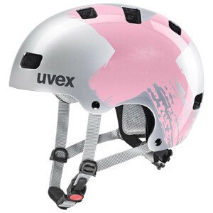 Dětská cyklistická helma Uvex Kid 3 Velikost helmy: 55-58 cm / Barva: černá/stříbrná