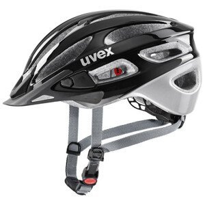 Cyklistická helma Uvex True Velikost helmy: 52-56 cm / Barva: černá/stříbrná