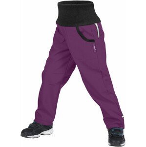 Dětské softshellové kalhoty Unuo fleece Street Dětská velikost: 122-128 / Barva: fialová