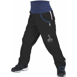 Dětské softshellové kalhoty s fleecem Unuo Dětská velikost: 110-116 / Barva: černá