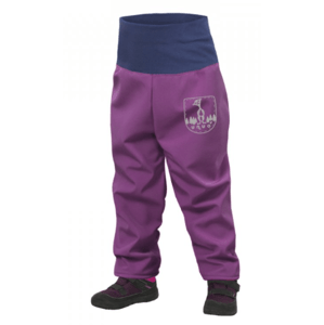 Batolecí kalhoty s fleecem Unuo Softshell Dětská velikost: 80-86 / Barva: fialová