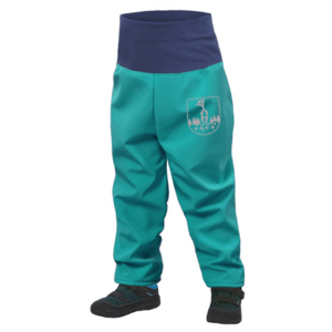 Batolecí kalhoty s fleecem Unuo Softshell Dětská velikost: 74-80 / Barva: zelená