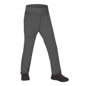 Dětské softshellové kalhoty Unuo Fleece pružné Dětská velikost: 104-110 / Barva: tmavě šedá