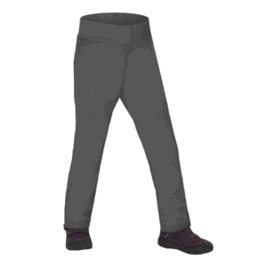 Dětské softshellové kalhoty Unuo Fleece pružné Dětská velikost: 122-128 / Barva: tmavě šedá