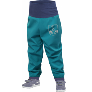 Batolecí kalhoty bez zateplení Unuo Softshell Dětská velikost: 80-86 / Barva: zelená