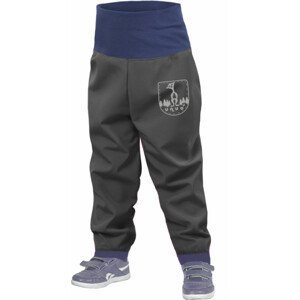 Batolecí kalhoty bez zateplení Unuo Softshell Dětská velikost: 74-80 / Barva: tmavě šedá