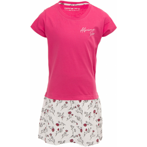 Dětské šaty Alpine Pro Ardio Dětská velikost: 104-110 / Barva: růžová