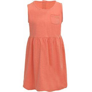 Šaty Alpine Pro Gusto Dětská velikost: 104-110 / Barva: oranžová