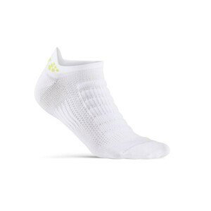Ponožky Craft Adv Dry Shaftless Velikost ponožek: 40-42 / Barva: bílá