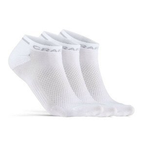Ponožky Craft Core Dry Shaftless 3-Pack Velikost ponožek: 37-39 / Barva: bílá