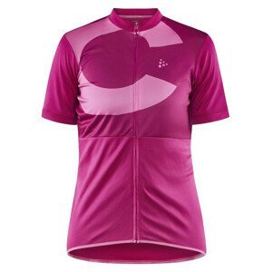 Dámský cyklistický dres Craft Core Endur Logo Velikost: L / Barva: růžová