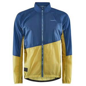 Pánská cyklistická bunda Craft Adv Offroad Wind Velikost: M / Barva: modrá/žlutá