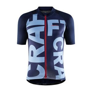 Pánský cyklistický dres Craft Adv Endur Graphic Velikost: L / Barva: tmavě modrá