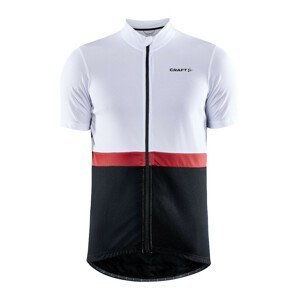 Pánský cyklistický dres Craft Core Endur Velikost: M / Barva: bílá/černá