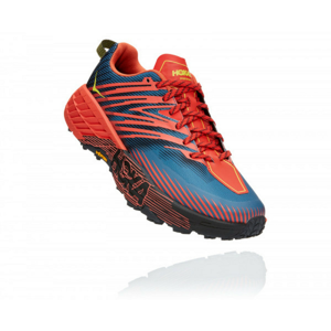 Pánské běžecké boty Hoka One One Speedgoat 4 Wide Velikost bot (EU): 46 / Barva: modrá/oranžová