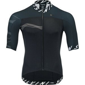 Pánský cyklistický dres Silvini Stelvio Velikost: XL / Barva: černá/bílá