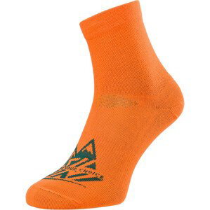 Ponožky Silvini Enduro Orino Velikost ponožek: 42-44 / Barva: oranžová
