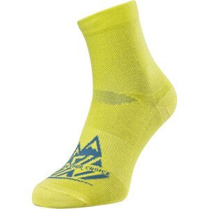 Ponožky Silvini Enduro Orino Velikost ponožek: 36-38 / Barva: žlutá