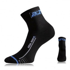 Cyklistické ponožky Lasting BS30 Velikost ponožek: 38-41 / Barva: černá/modrá
