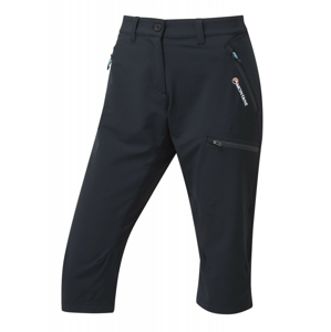 Dámské 3/4 kalhoty Montane Dyno Stretch Capri Pants Velikost: XL / Barva: černá