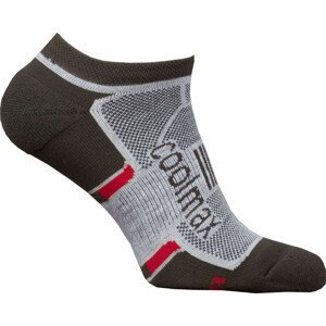 Ponožky High Point Active 2.0 Invisible Socks Velikost ponožek: 43-47 / Barva: černá/červená