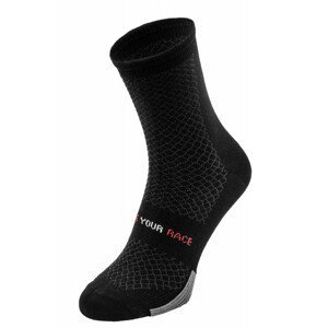 Cyklistické ponožky R2 Endurance Velikost ponožek: 43-46 / Barva: černá
