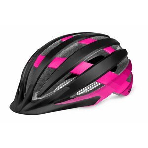 Cyklistická helma R2 Ventu Velikost helmy: 56-58 cm / Barva: černá/růžová
