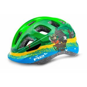 Dětská cyklistická helma R2 Bunny Velikost helmy: 48-52 cm / Barva: zelená
