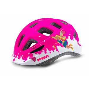 Dětská cyklistická helma R2 Bunny Velikost helmy: 48-52 cm / Barva: růžová