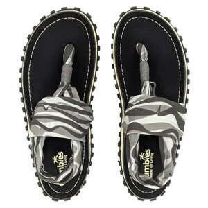 Dámské sandály Gumbies Slingback black Velikost bot (EU): 41 / Barva: šedá/bílá/černá