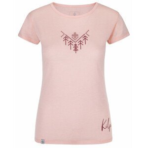 Dámské triko Kilpi Garove-W Velikost: L / Barva: světle růžová