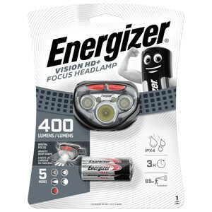 Čelovka Energizer Vision HD+ Focus 400lm Barva: šedá